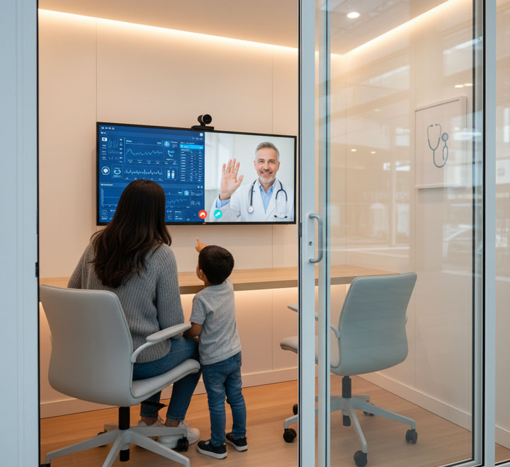 Consulta médica por videollamada